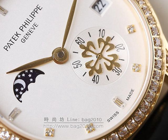 PATEK PHILIPPE手錶 2019最新款情侶對表 百達翡麗月相系列 百達翡麗高端情侶腕表  hds1420